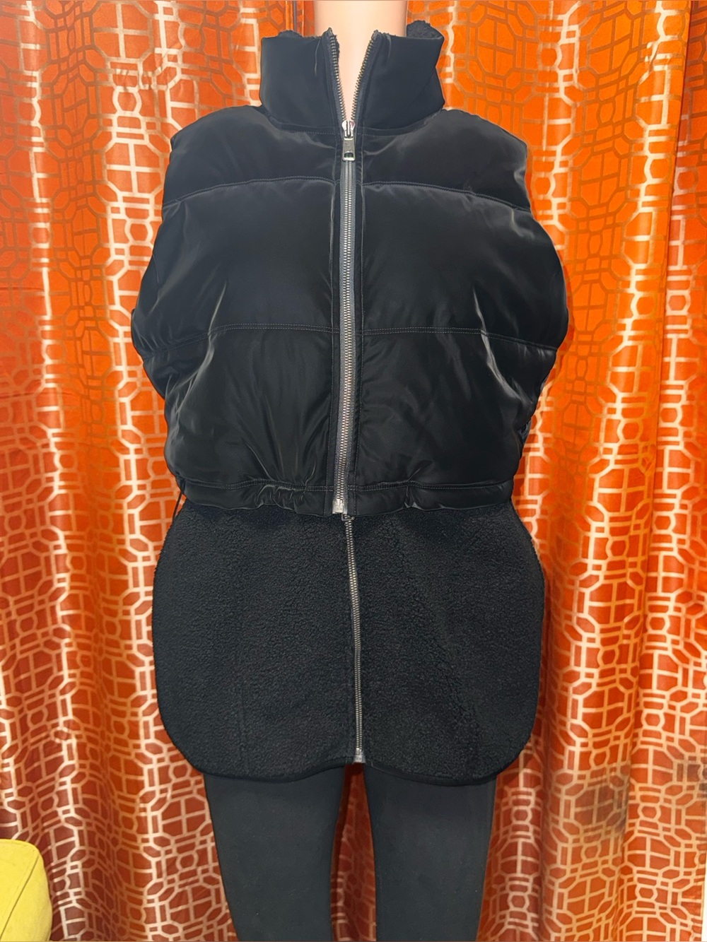 Spanx Velour & Luxe Fleece Vest Medium NWT